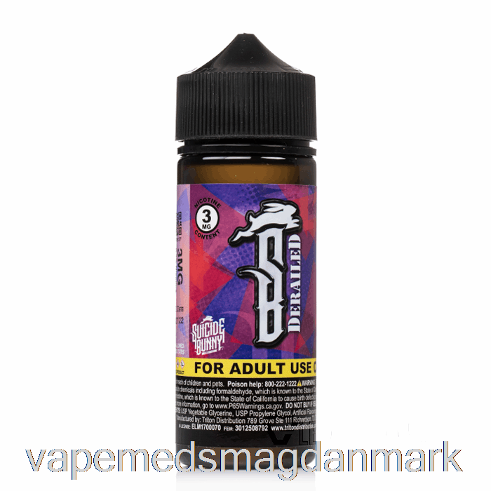 Engangs Vape Danmark Afsporet - Selvmordskanin - 120ml 3mg